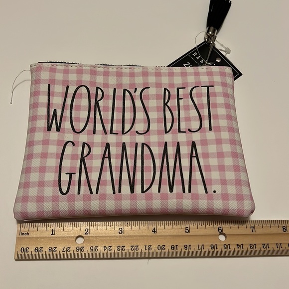 NWT Rae Dunn GRANDMA Zippered Pouch - Picture 10 of 13